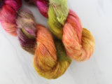 AUTUMN LEAVES Indie-Dyed Yarn on Suri Lace Cloud