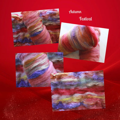 AUTUMN FESTIVAL Art Batts to Spin or Felt
