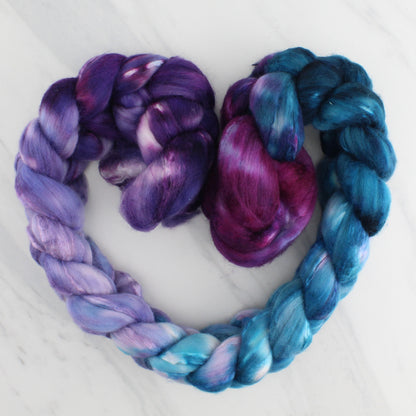BALL AT NETHERFIELD Hand-Dyed Merino/Silk Top