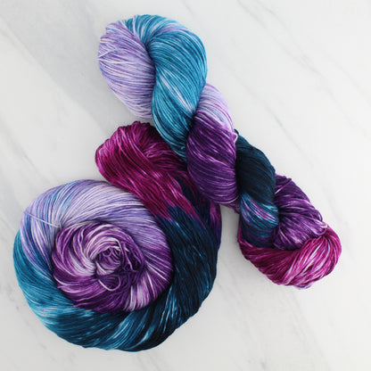 BALL AT NETHERFIELD Hand-Dyed Yarn on Sock Perfection