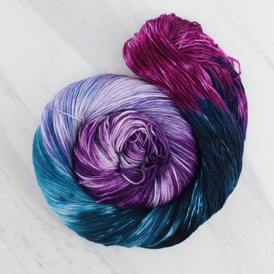 BALL AT NETHERFIELD Hand-Dyed Yarn on Sock Perfection