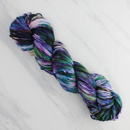 BEAUTIFUL GALAXY Hand-Dyed Yarn on Squoosh DK - Splashed & Speckled Yarn