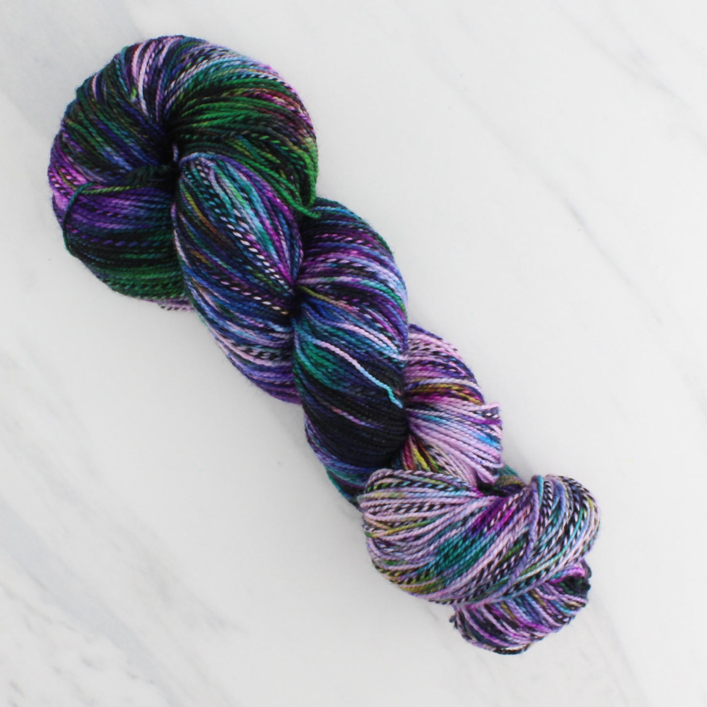 BEAUTIFUL GALAXY on Stained Glass Sock  - Hand-Dyed Yarn