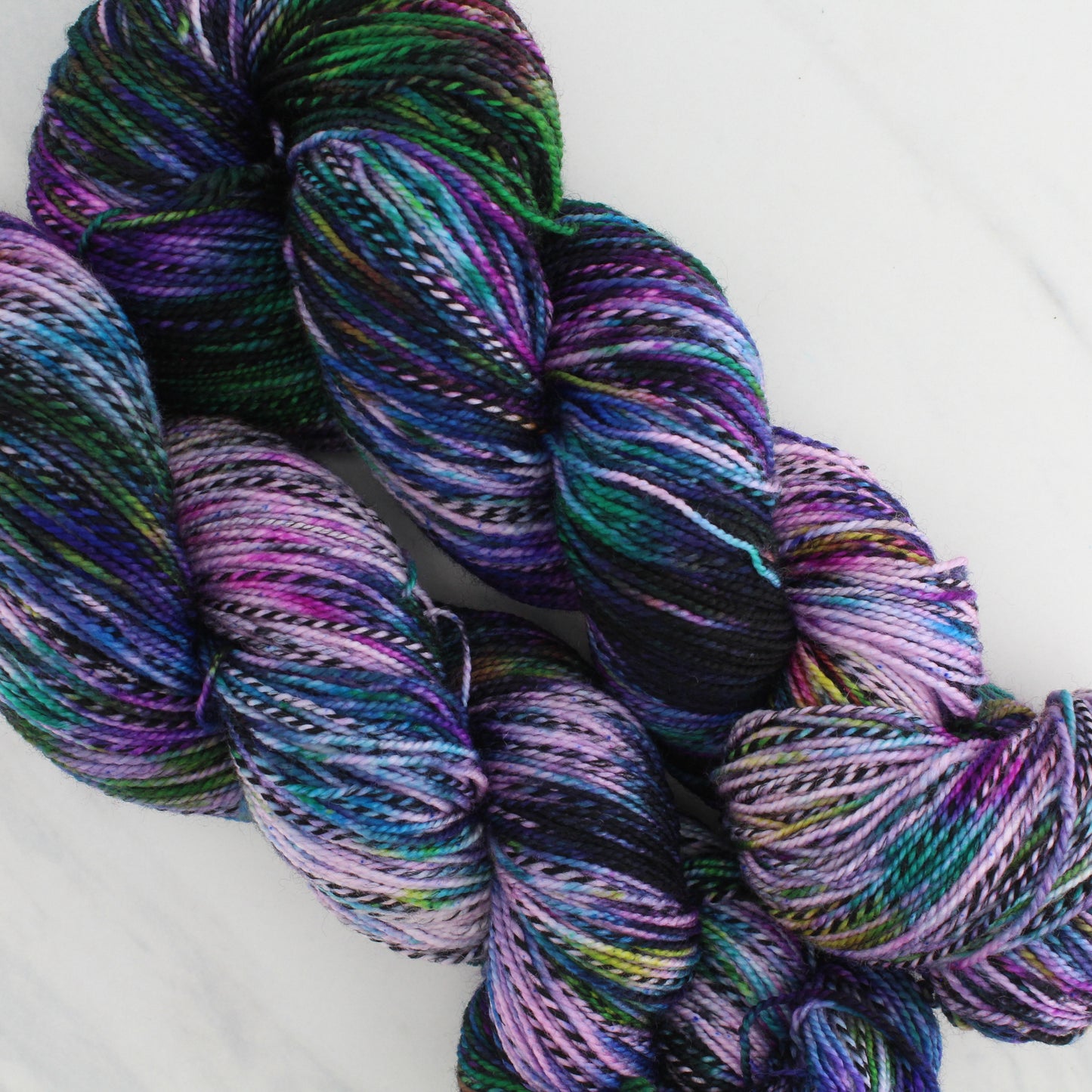 BEAUTIFUL GALAXY on Stained Glass Sock  - Hand-Dyed Yarn