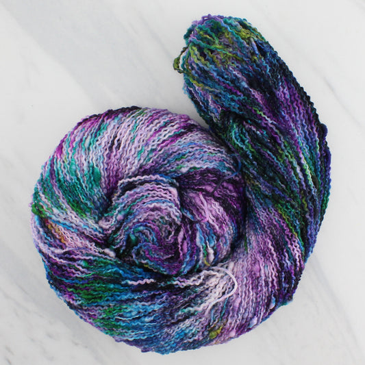 BEAUTIFUL GALAXY Hand Dyed on Squiggle Sock - Splashed & Speckled Yarn