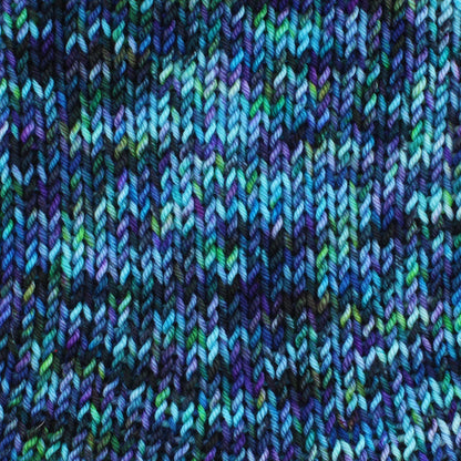 BEAUTIFUL NEBULA Hand Dyed on Sock Perfection - Splashed & Speckled Yarn