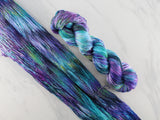 BEAUTIFUL UNIVERSE Indie-Dyed Yarn on Diamond Silk Sock