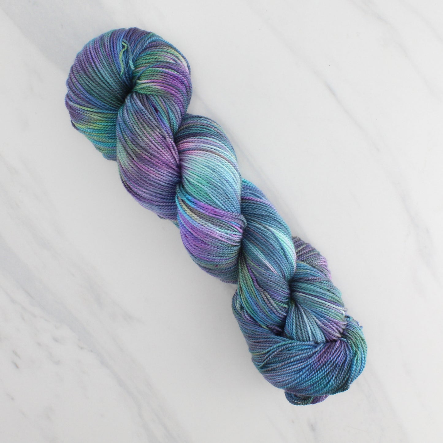 BEAUTIFUL UNIVERSE Hand Dyed on Feather Fingering - Splashed & Speckled Yarn