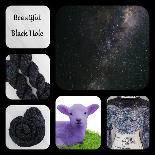 BEAUTIFUL BLACK HOLE - Yarn Dyed to Order