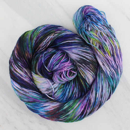 BEAUTIFUL GALAXY Hand Dyed on Sock Perfection  - Splashed & Speckled Yarn