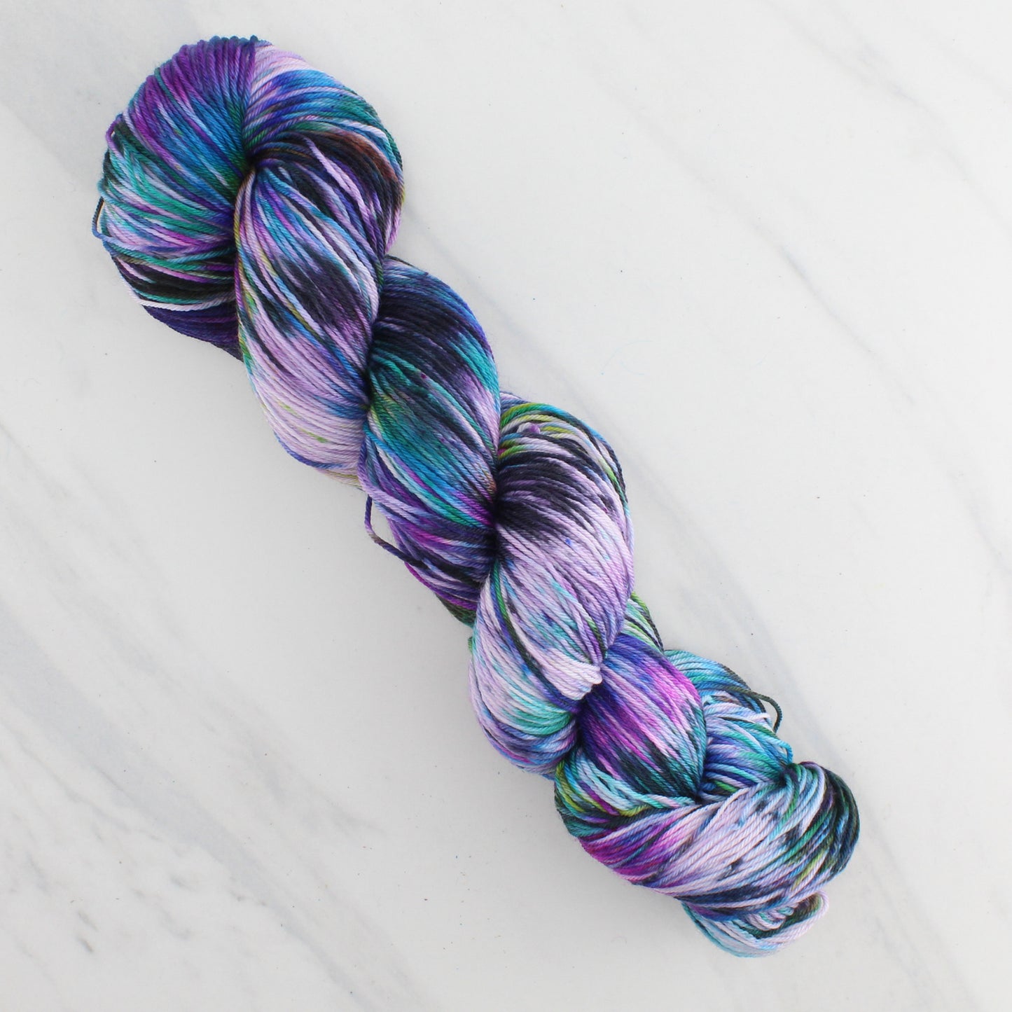 BEAUTIFUL GALAXY Hand Dyed on Sock Perfection  - Splashed & Speckled Yarn