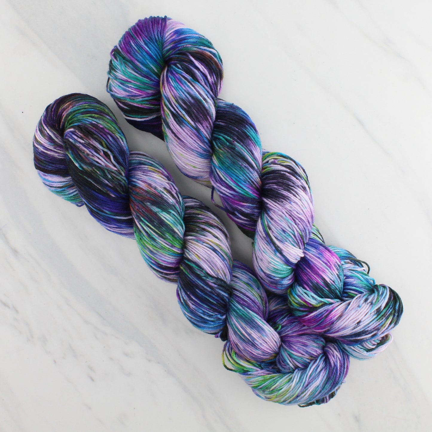 BEAUTIFUL GALAXY Hand Dyed on Sock Perfection  - Splashed & Speckled Yarn