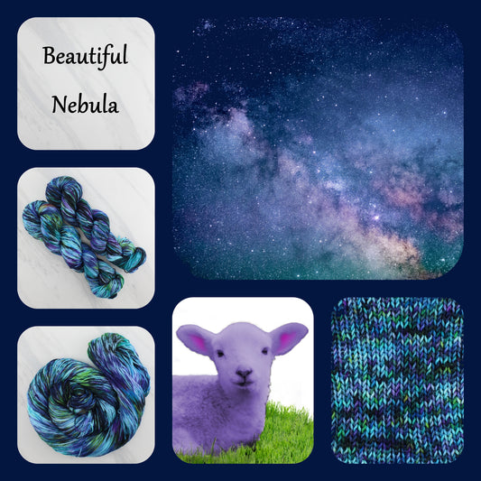 BEAUTIFUL NEBULA - Yarn Dyed to Order