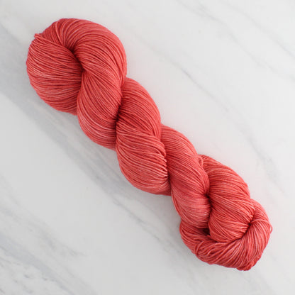 BEGONIA Hand Dyed on Sock Perfection - Semi-Solid Colorway