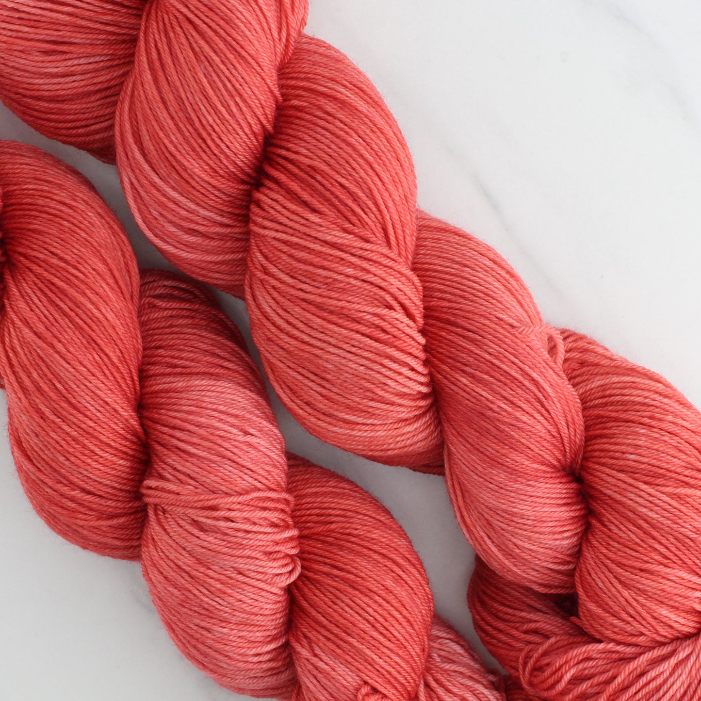 BEGONIA Hand Dyed on Sock Perfection - Semi-Solid Colorway