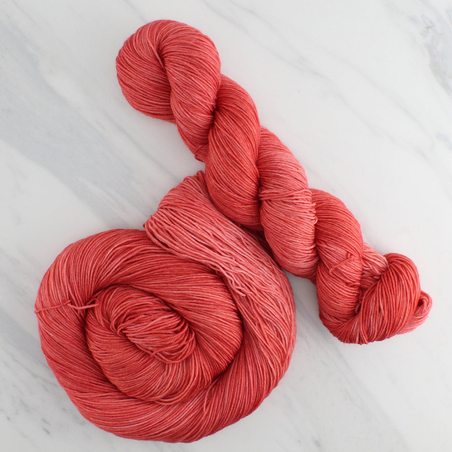 BEGONIA Hand Dyed on Sock Perfection - Semi-Solid Colorway