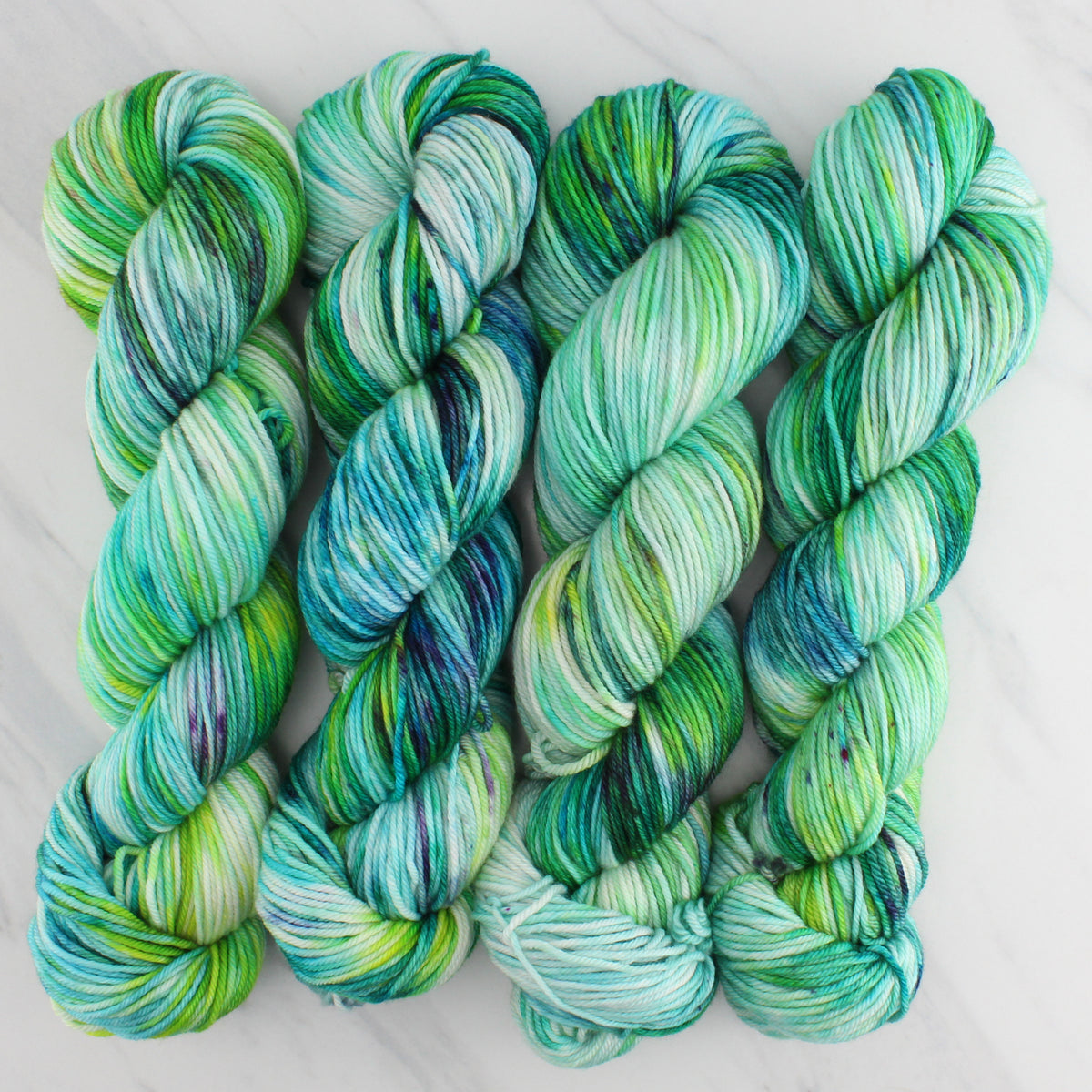 The Lord of the Rings Collection - BEYOND THE GREY HAVENS - Hand Dyed on Squoosh DK - Splashed & Speckled Colorway
