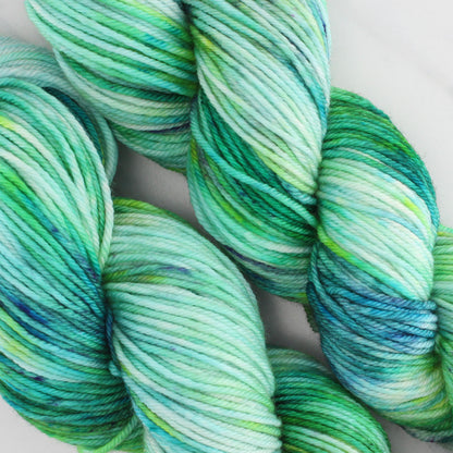The Lord of the Rings Collection - BEYOND THE GREY HAVENS - Hand Dyed on Squoosh DK - Splashed & Speckled Colorway