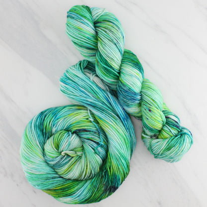 The Lord of the Rings Collection - BEYOND THE GREY HAVENS - Hand Dyed on Squoosh DK - Splashed & Speckled Colorway