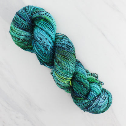 The Lord of the Rings Collection - BEYOND THE GREY HAVENS Hand Dyed on Stained Glass Fingering - Splashed & Speckled Yarn