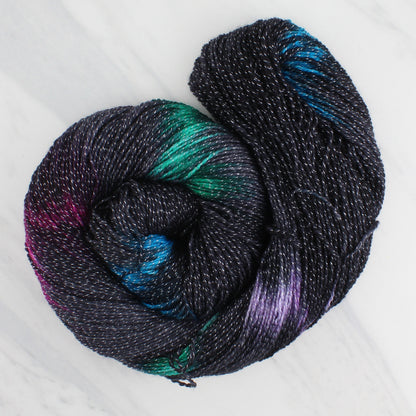 BLACK BUTTERFLY on Twinkle Sock - Ikat Colorway