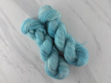 BLUE SKY on Indie-Dyed Yarn on Suri Lace Cloud