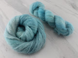 BLUE SKY on Indie-Dyed Yarn on Suri Lace Cloud
