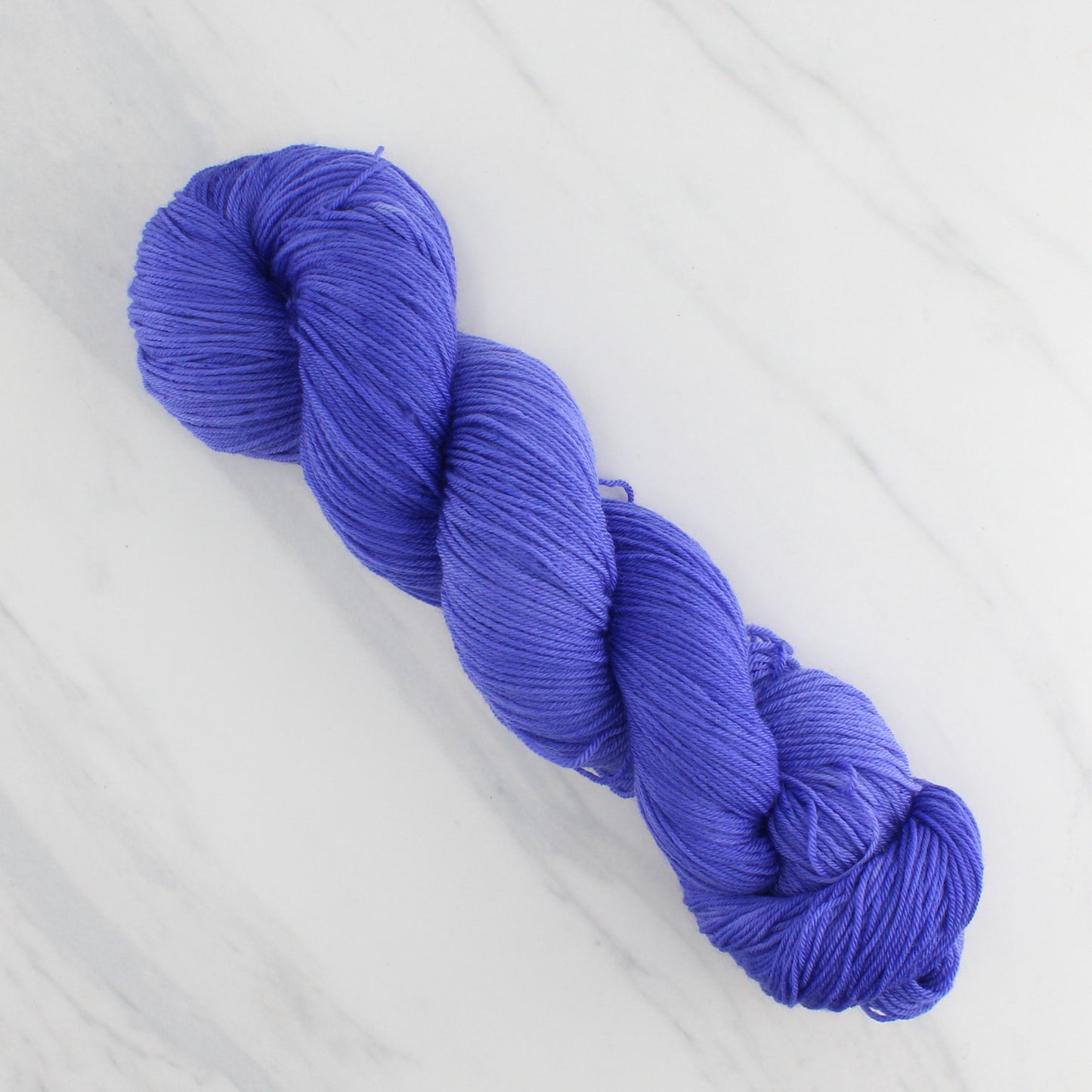 BLUEBONNET BONNET Hand Dyed on Sock Perfection - Semi-Solid Colorway