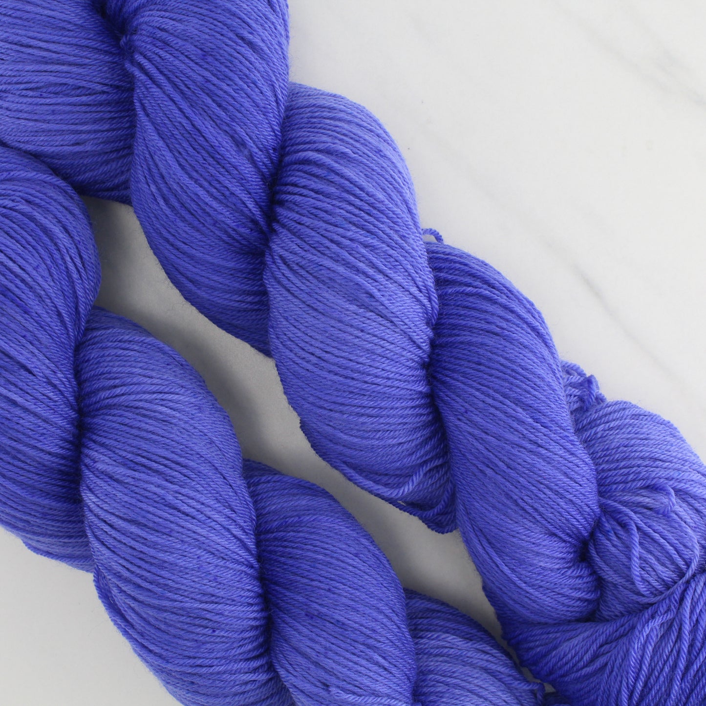 BLUEBONNET BONNET Hand Dyed on Sock Perfection - Semi-Solid Colorway