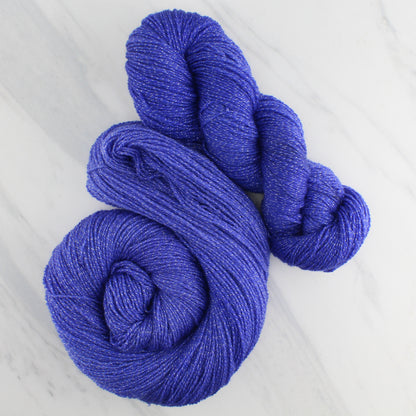 BLUEBONNET BLUE Hand Dyed on Twinkle Fingering - Semi-Solid Colorway