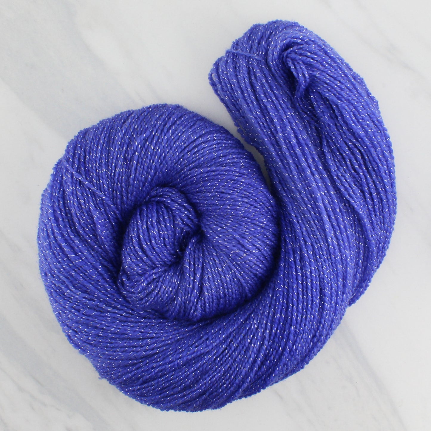 BLUEBONNET BLUE Hand Dyed on Twinkle Fingering - Semi-Solid Colorway