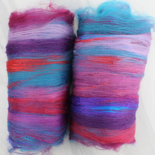 BOHEMIAN RHAPSODY Art Batts to Spin and Felt - Purple Lamb