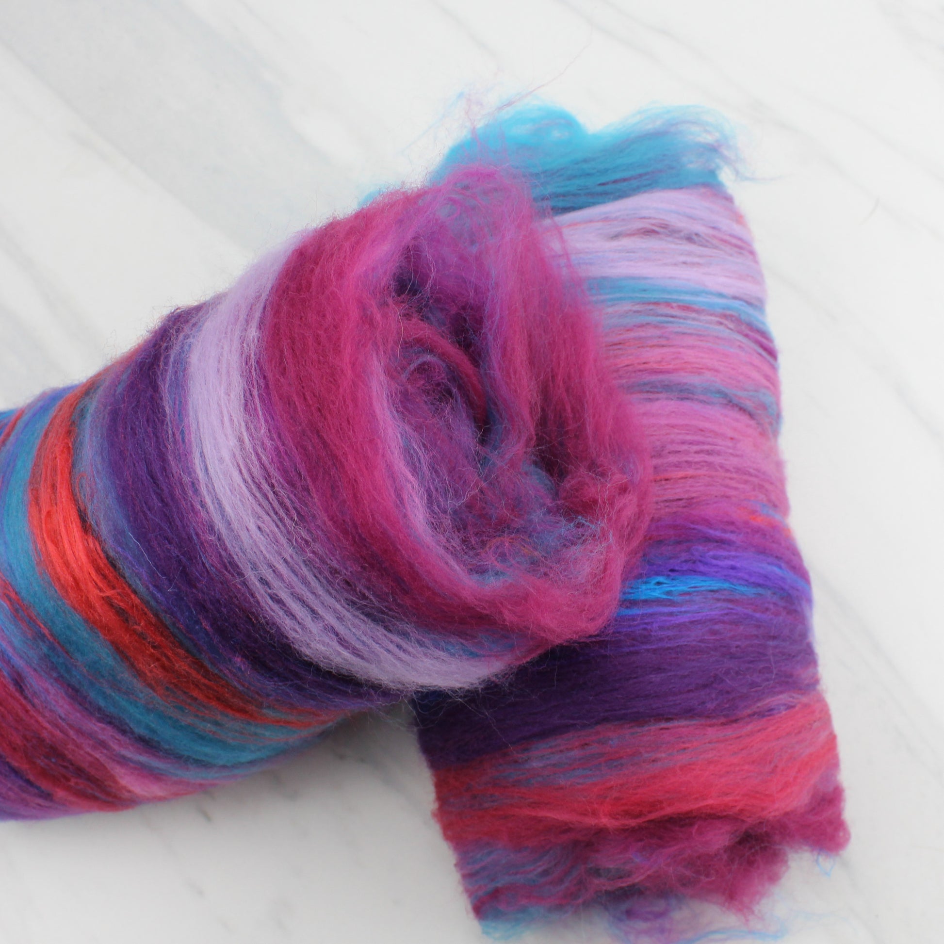 BOHEMIAN RHAPSODY Art Batts to Spin and Felt - Purple Lamb