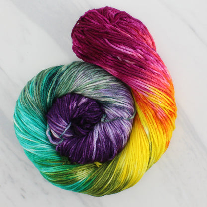 BOUQUET Hand-Dyed on Squoosh DK - Block Variegated Colorway