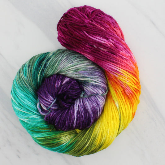 BOUQUET Hand-Dyed on Squoosh DK - Block Variegated Colorway