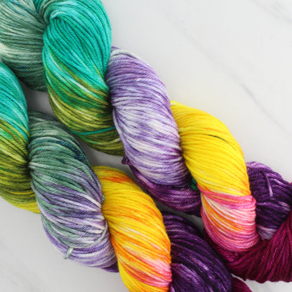 BOUQUET Hand-Dyed on Squoosh DK - Block Variegated Colorway