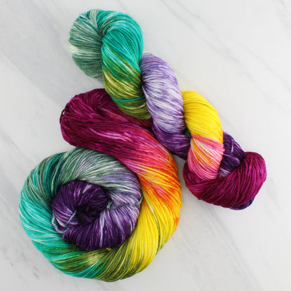 BOUQUET Hand-Dyed on Squoosh DK - Block Variegated Colorway