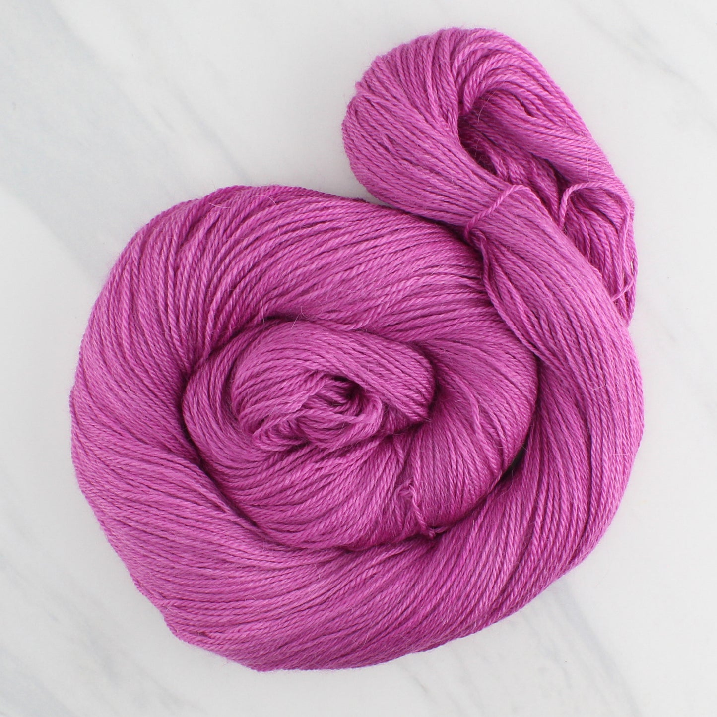 BURGUNDY ROSE Hand Dyed on Dream Fingering - Semi-Solid Yarn