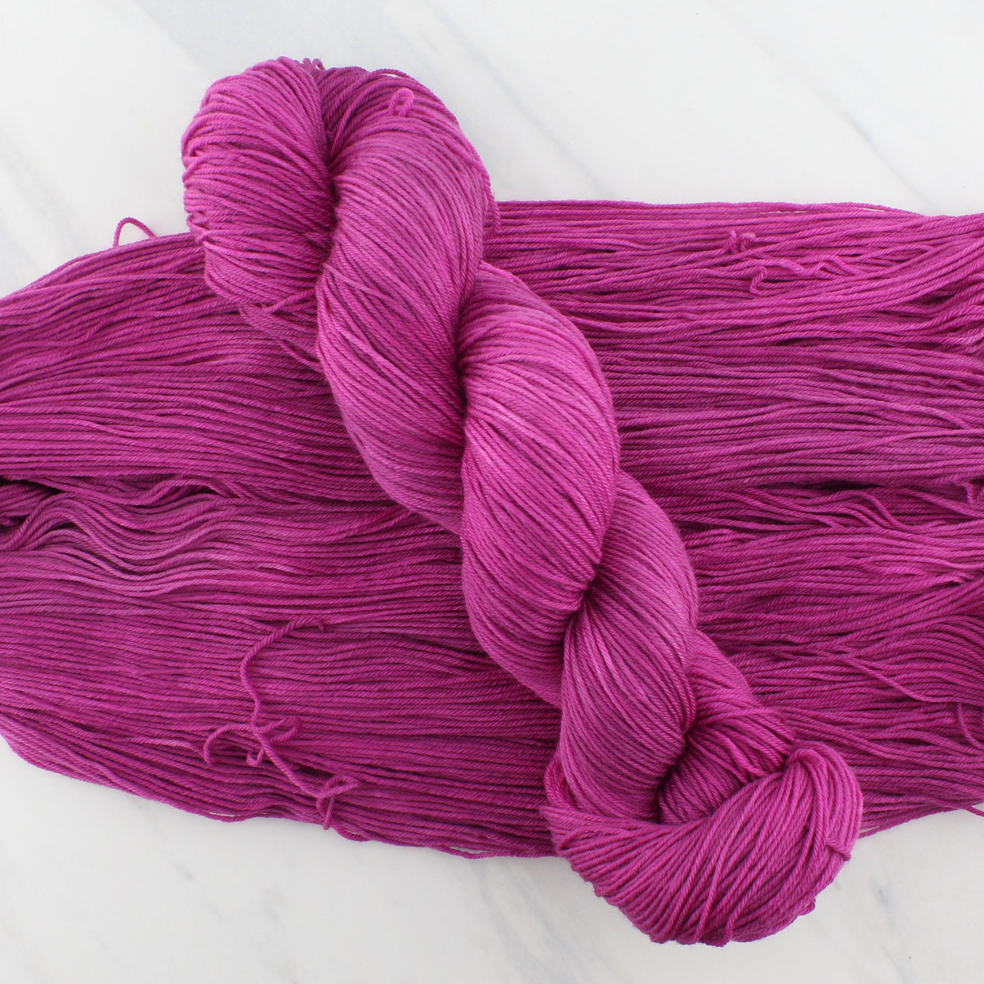BURGUNDY ROSE on Sock Perfection  - Hand-Dyed Yarn - Purple Lamb