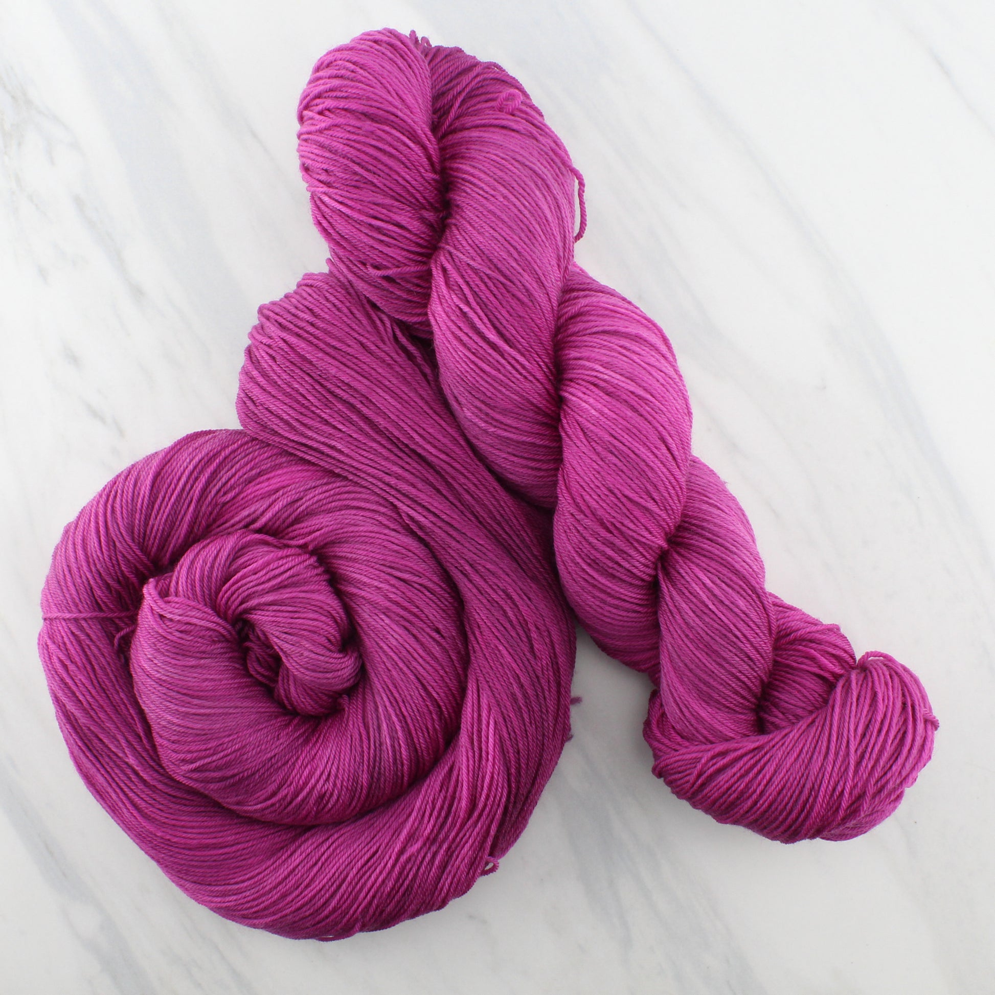 BURGUNDY ROSE on Sock Perfection  - Hand-Dyed Yarn - Purple Lamb