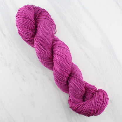 BURGUNDY ROSE on Sock Perfection  - Hand-Dyed Yarn - Purple Lamb
