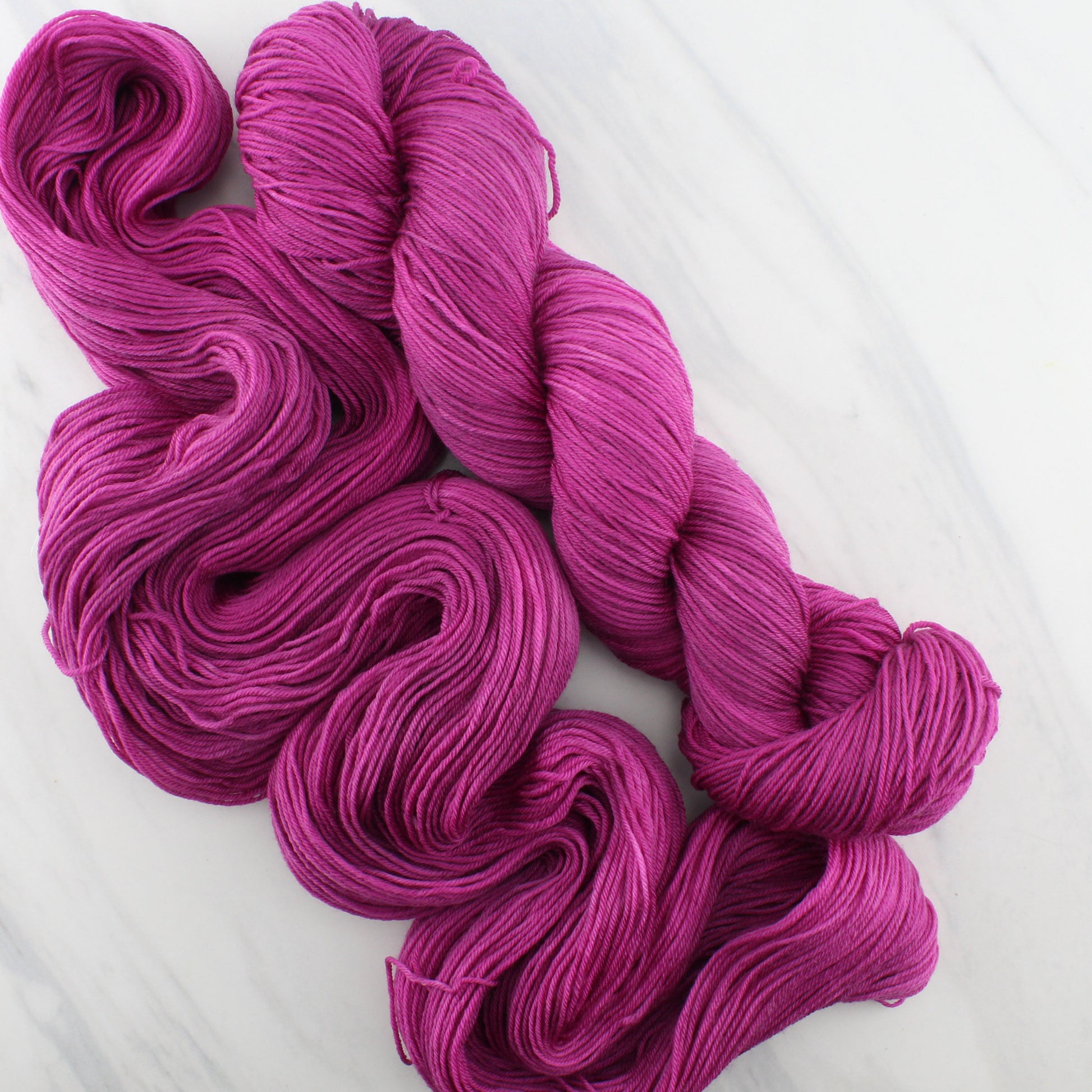 BURGUNDY ROSE on Sock Perfection  - Hand-Dyed Yarn - Purple Lamb