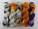 BUTTERFLY COLLECTION SET - Hand-Dyed Yarn on Stained Glass Sock