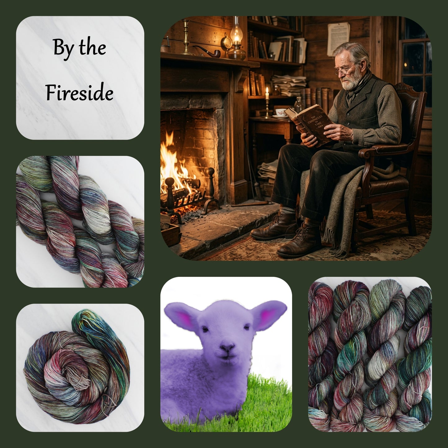BY THE FIRESIDE - Yarn Dyed to Order