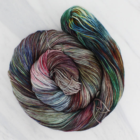 BY THE FIRESIDE Hand-Dyed Yarn on Sock Perfection