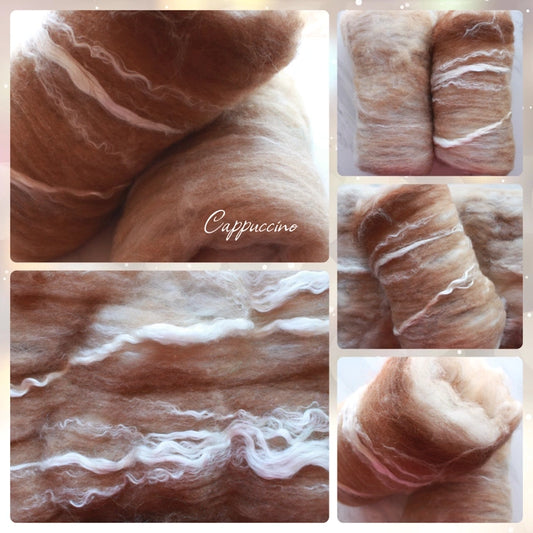 CAPPUCCINO Luxury Art Batts to Spin