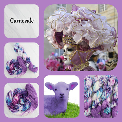 CARNEVALE - Yarn Dyed to Order - Assigned Pooling Colorway