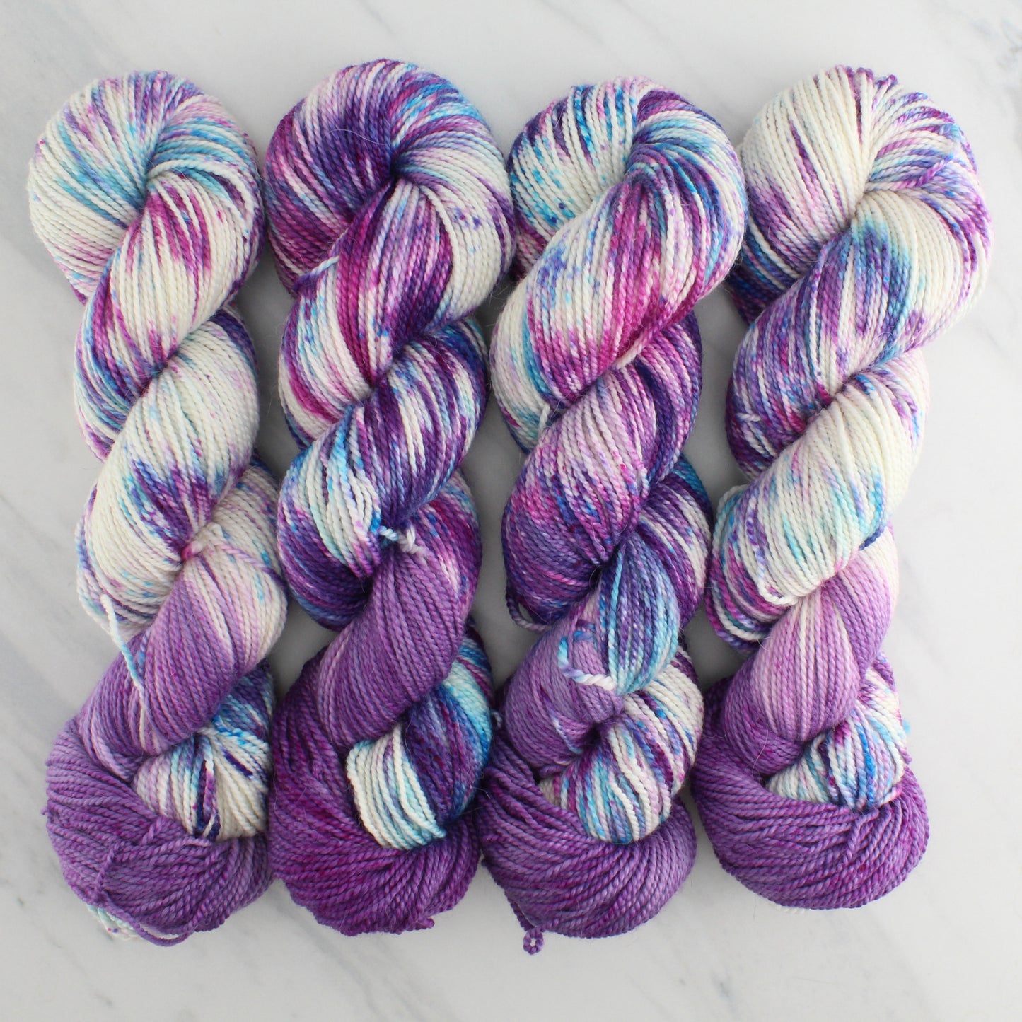 CARNEVALE Hand Dyed on Buttery Soft DK - Assigned Pooling Colorway