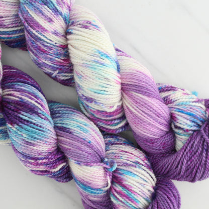 CARNEVALE Hand Dyed on Buttery Soft DK - Assigned Pooling Colorway