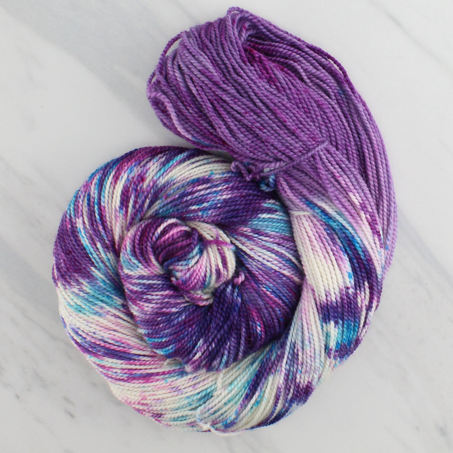 CARNEVALE Hand Dyed on Buttery Soft DK - Assigned Pooling Colorway